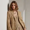 Collection Odera Two-tone Basket-weave Jacket In Brown