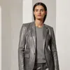 Collection Parker Foiled Jacket In Gray