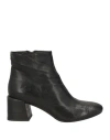 Collection Privèe Collection Privēe? Woman Ankle Boots Black Size 7 Leather In Black