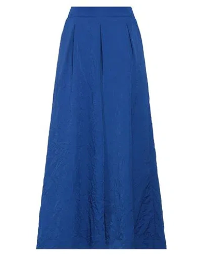 Collection Privèe Collection Privēe? Woman Pants Blue Size 6 Polyester, Elastane