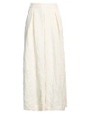 Collection Privèe Collection Privēe? Woman Pants Off White Size 8 Polyester, Elastane In Off White