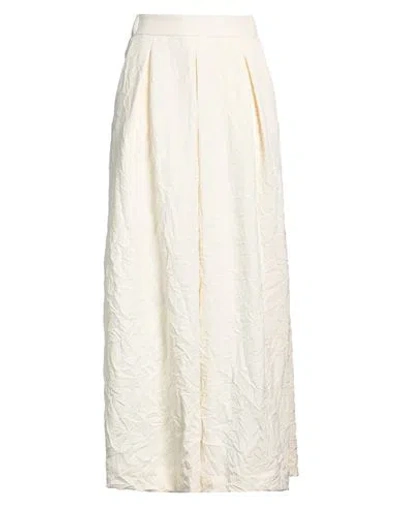 Collection Privèe Collection Privēe? Woman Pants Off White Size 8 Polyester, Elastane