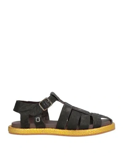 Collection Privèe Collection Privēe? Woman Sandals Black Size 10 Leather