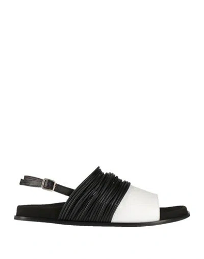 Collection Privèe Collection Privēe? Woman Sandals White Size 10 Leather