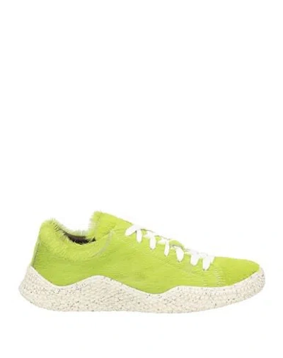 Collection Privèe Collection Privēe? Woman Sneakers Acid Green Size 7 Cow Leather
