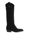Collection Privèe Collection Privēe? Woman Boot Black Size 8 Leather In Black
