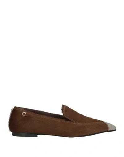 Collection Privèe Collection Privēe? Woman Loafers Light Brown Size 7.5 Leather In Nude