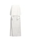 Collection Privèe Collection Privēe? Woman Midi Dress White Size 8 Cotton In White
