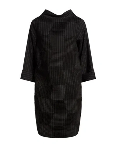 Collection Privèe Collection Privēe? Woman Mini Dress Black Size 6 Polyester, Viscose, Elastane