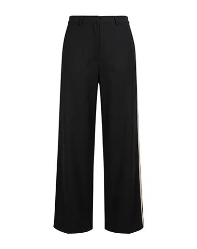 Collection Privèe Collection Privēe? Woman Pants Black Size 8 Polyester, Viscose, Elastane