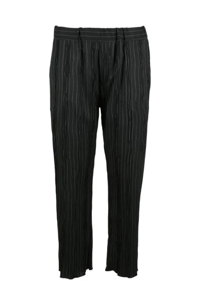 Collection Privèe Comfort Fit Trousers - Black/white
