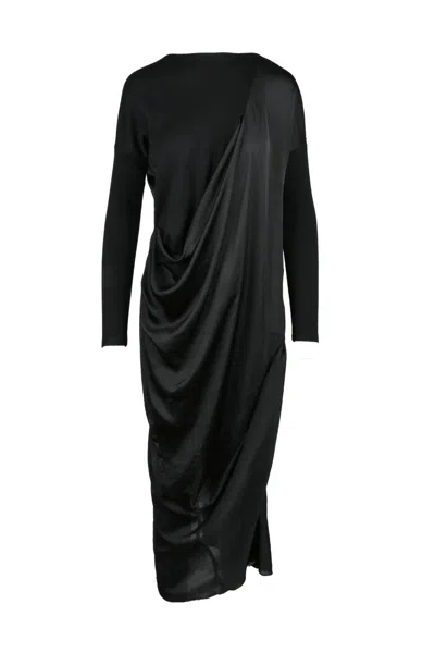Collection Privèe Long Dress Patchwork - Black
