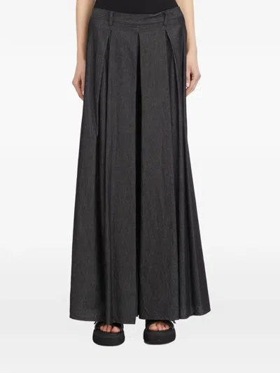 Collection Privèe Pleated Skirt In Black