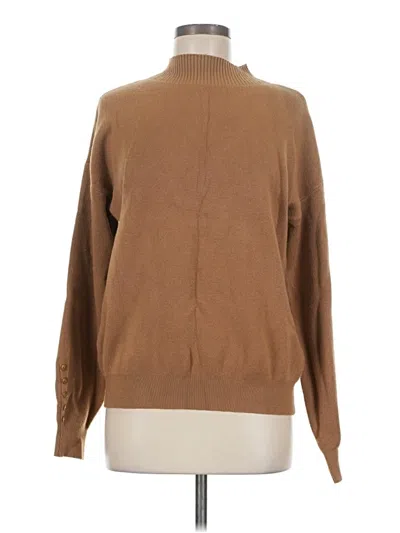 Pre-owned Collection Privèe Turtleneck Sweater In Brown