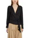 Collection Privèe Collection Privee Viscose Blouse In Black