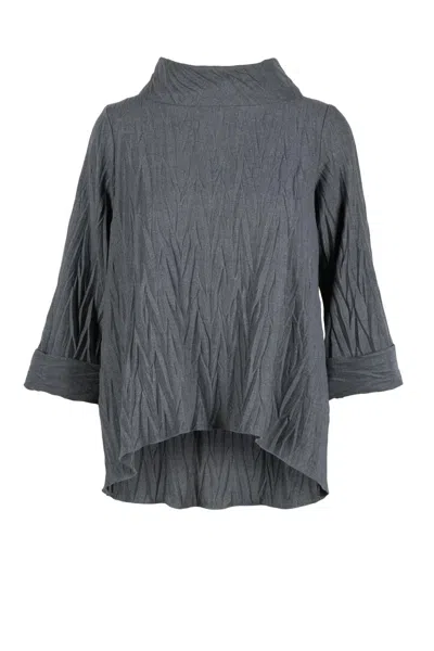 Collection Privèe Viscose Blouse - Grey In Green