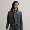 Collection Rigby Denim Trucker Jacket In Gray
