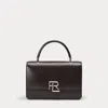 Collection Rl 888 Box Calfskin Top Handle In Brown