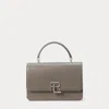 Collection Rl 888 Box Calfskin Top Handle In Grey