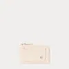 Collection Rl Box Calfskin Zip Card Case In Neutral