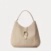 Collection Welington Calfskin Medium Shoulder Bag In Brown