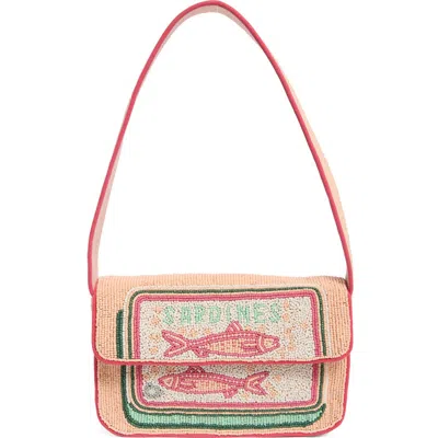 Collection Xiix Beaded Canned Sardines Shoulder Bag In Pink