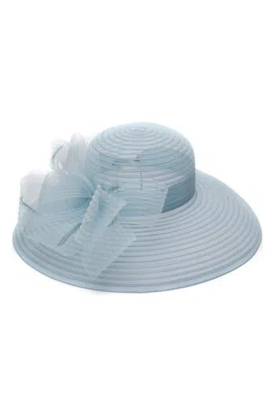Collection Xiix Crinoline Downbrim Hat In Blue