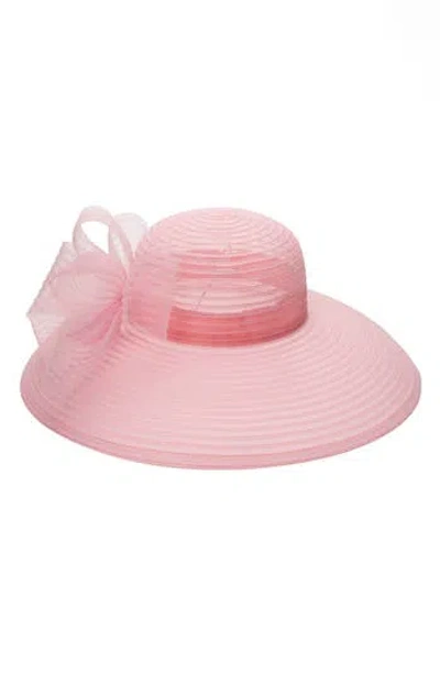 Collection Xiix Crinoline Downbrim Hat In Pink