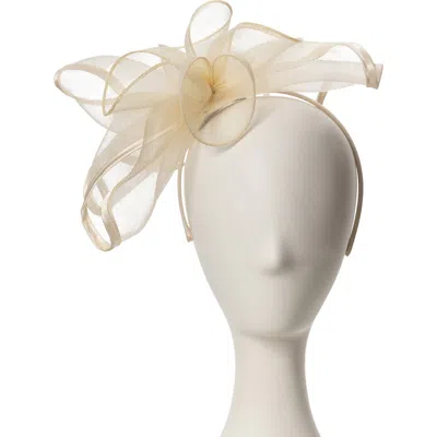 Collection Xiix Crinoline Rosette Fascinator In Brown