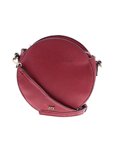 Pre-owned Collection Xiix Crossbody Bag In Burgundy