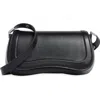 Collection Xiix Curved Shoulder Bag In Black