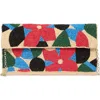 Collection Xiix Geo Floral Beaded Clutch
