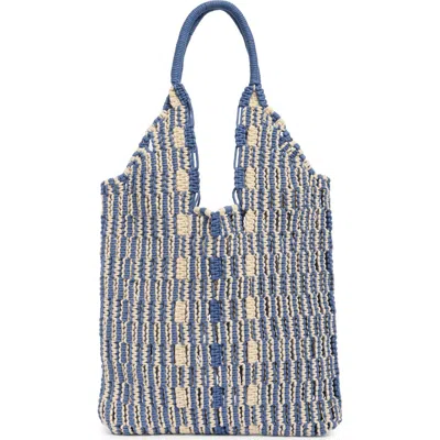 Collection Xiix Macrame Stripe Tote Bag In Multi