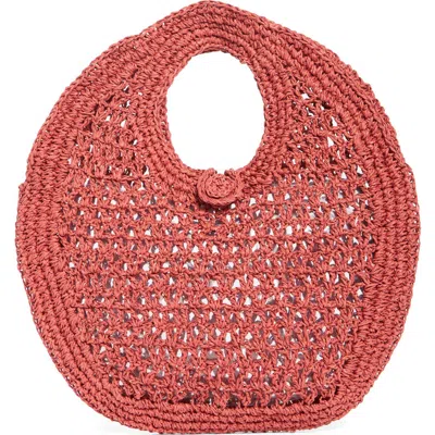 Collection Xiix Round Cutout Handle Bag In Brown