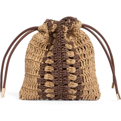 Collection Xiix Straw Bucket Bag