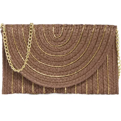 Collection Xiix Straw Clutch