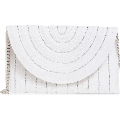Collection Xiix Straw Clutch In White