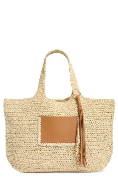 Collection Xiix Tassel Straw Tote Bag