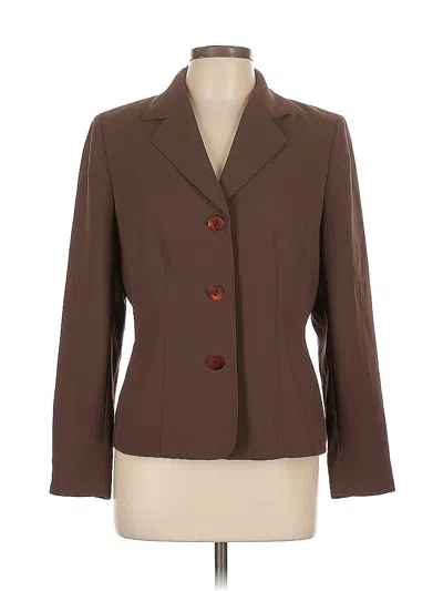 Pre-owned Collections For Le Suit Blazer Jacket In Brown