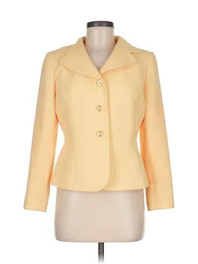 Pre-owned Collections For Le Suit Blazer Jacket In Yellow
