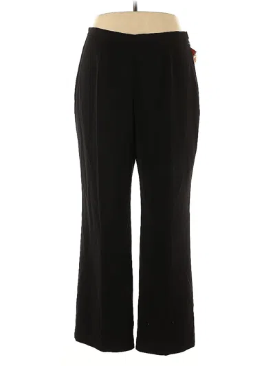 Pre-owned Collections For Le Suit Dress Pants In Black