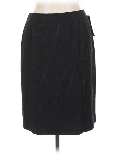 Pre-owned Collections For Le Suit Formal Skirt In Black