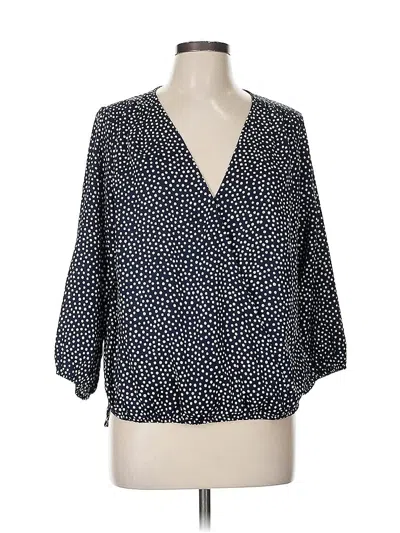 Pre-owned Collective Concepts 3/4 Sleeve Blouse In Blue