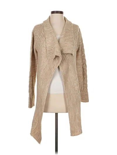 Pre-owned Collective Concepts Cardigan Sweater In Brown