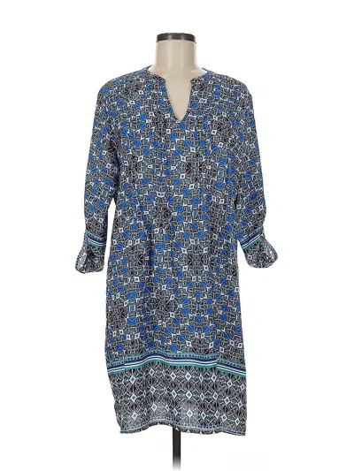Pre-owned Collective Concepts Casual Dress In Blue