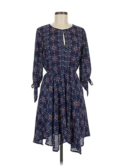 Pre-owned Collective Concepts Casual Dress In Blue