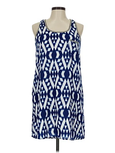 Pre-owned Collective Concepts Casual Dress In Blue