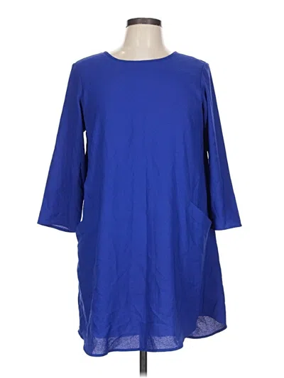 Pre-owned Collective Concepts Casual Dress In Blue