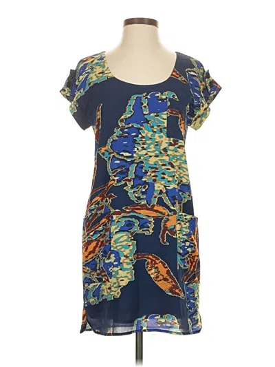 Pre-owned Collective Concepts Casual Dress In Blue