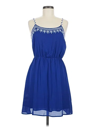 Pre-owned Collective Concepts Casual Dress In Blue